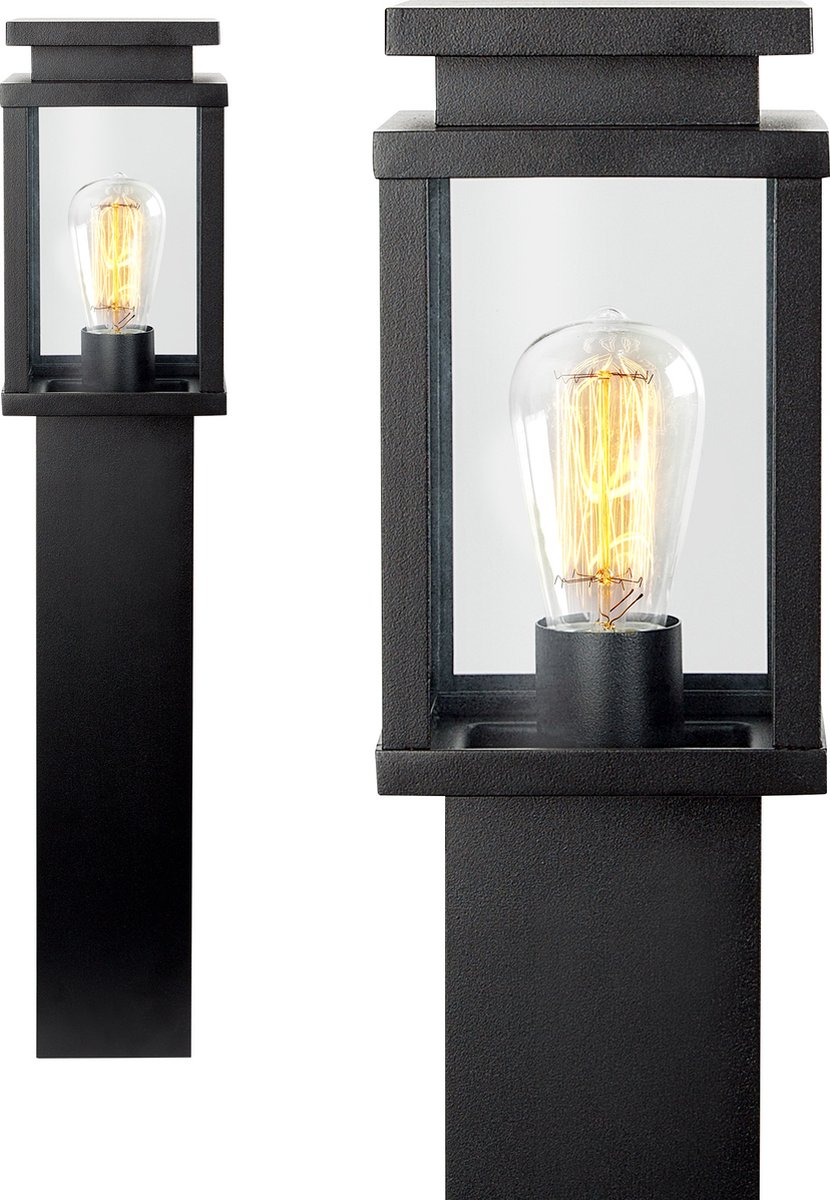 Jersey Gartenlampe Schwarz 60cm mit LED