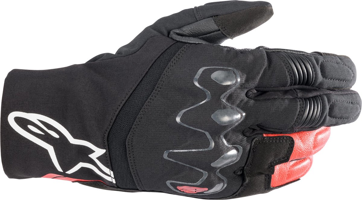 ALPINESTARS Hyde XT Drystar XF Gloves, Mid-season motorcycle, Black-Bright Red