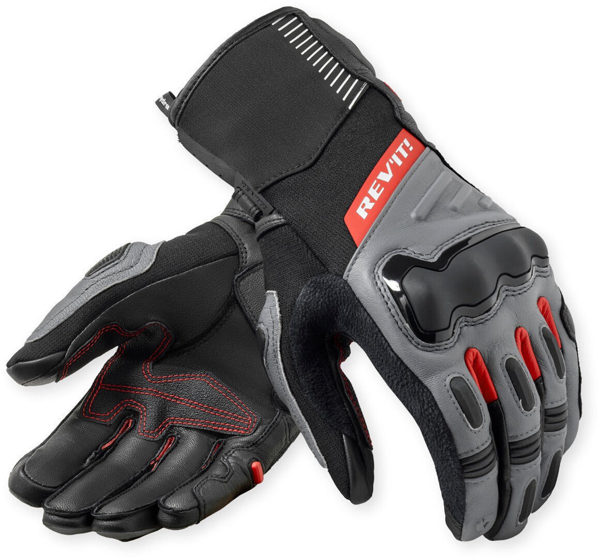 REV'IT! Sand 5 H2O gloves, Mid-season motorcycle, Black Grey