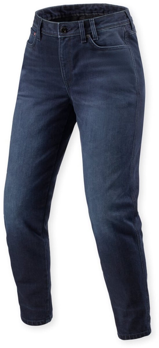 REV'IT! Harper Lady TF, Women's motorcycle jeans, Dark blue used length 30