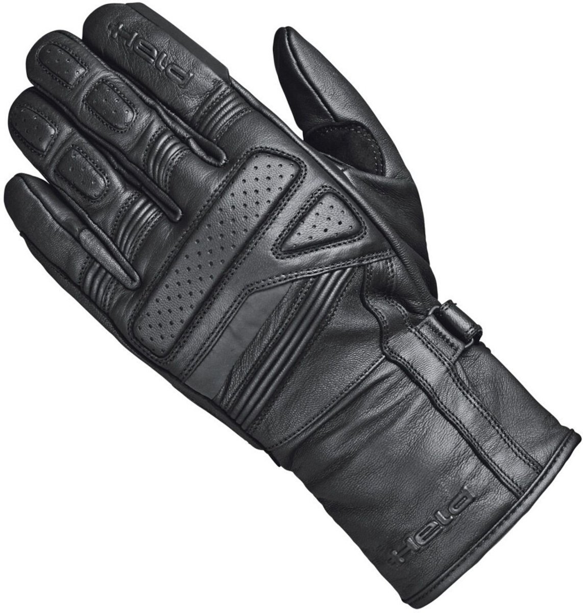HELD Sparrow 2, Motorcycle summer gloves, Black