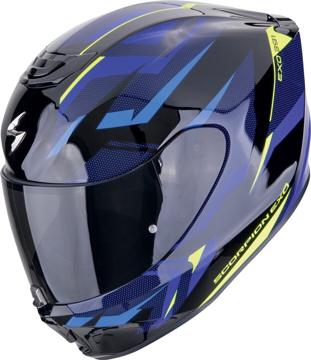 SCORPION EXO-391 Aaxo, Full-face helmet, Black-Blue