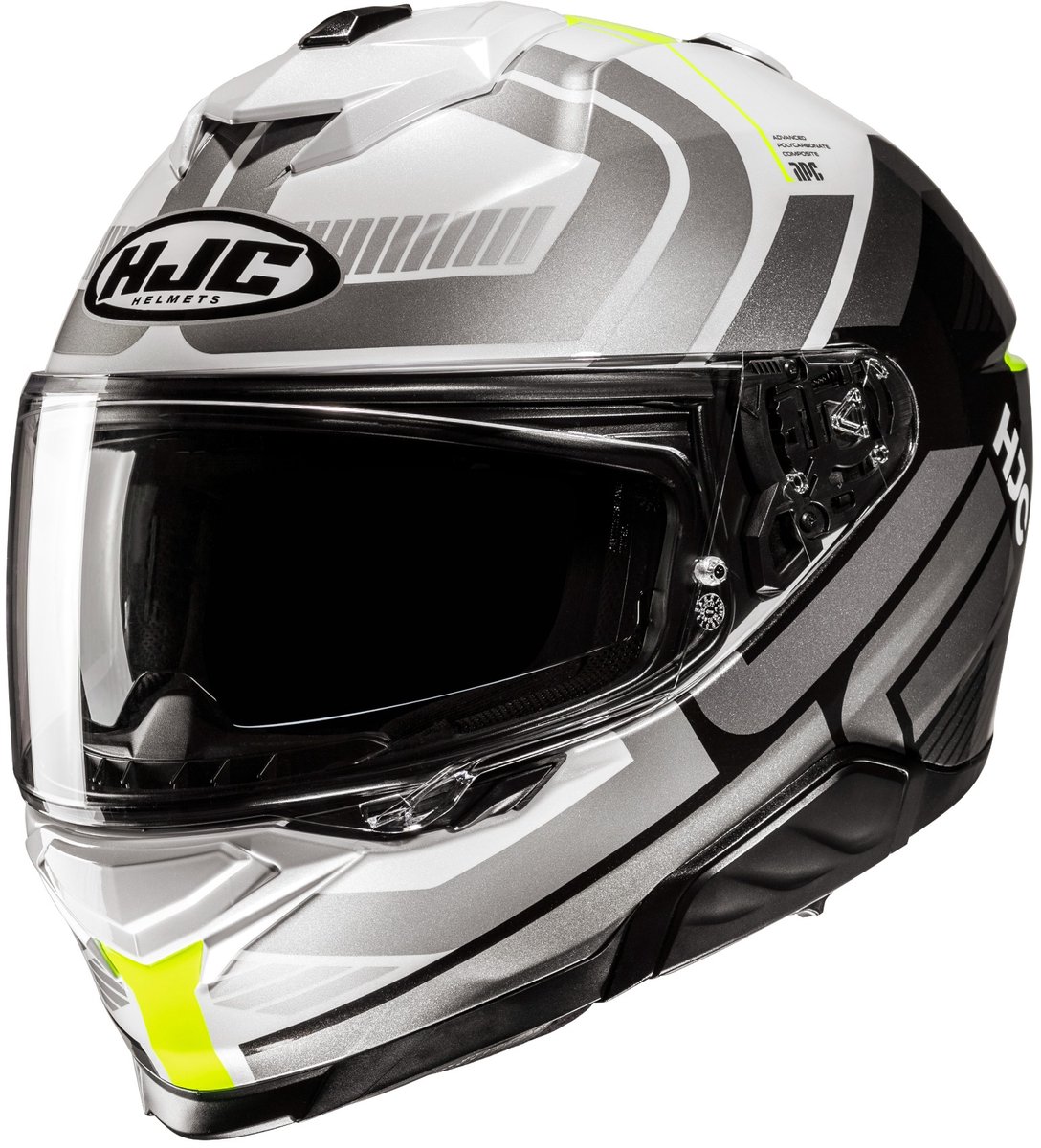 HJC i71 Viz, Full-face helmet, Grey Yellow