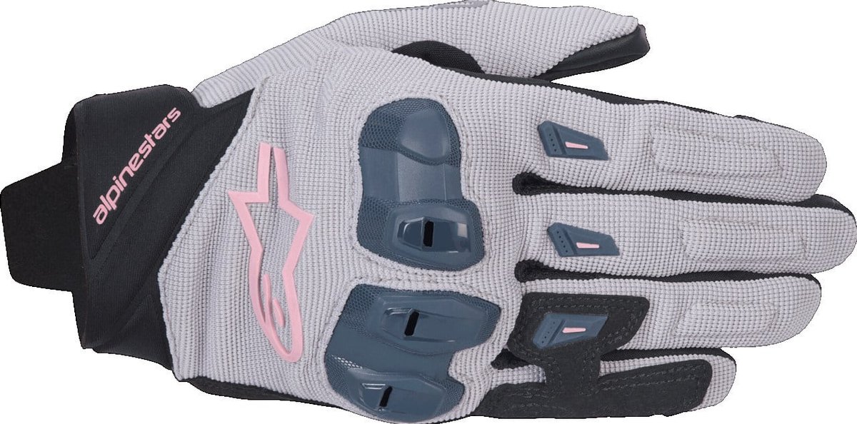 ALPINESTARS Stella SP X 1 Gloves, Motorcycle summer, Mid Grey-Black-Asphalt