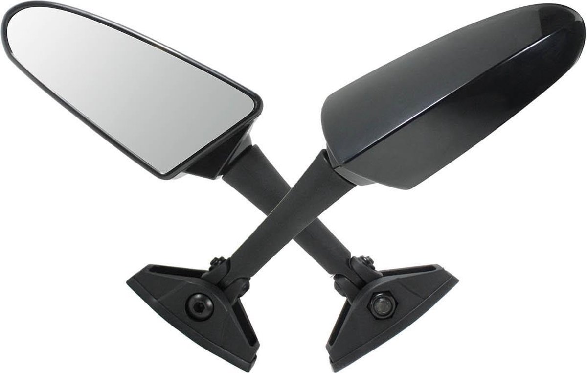 CHAFT Sport Series, Front mirrors for motorcycles, Black (per pair)
