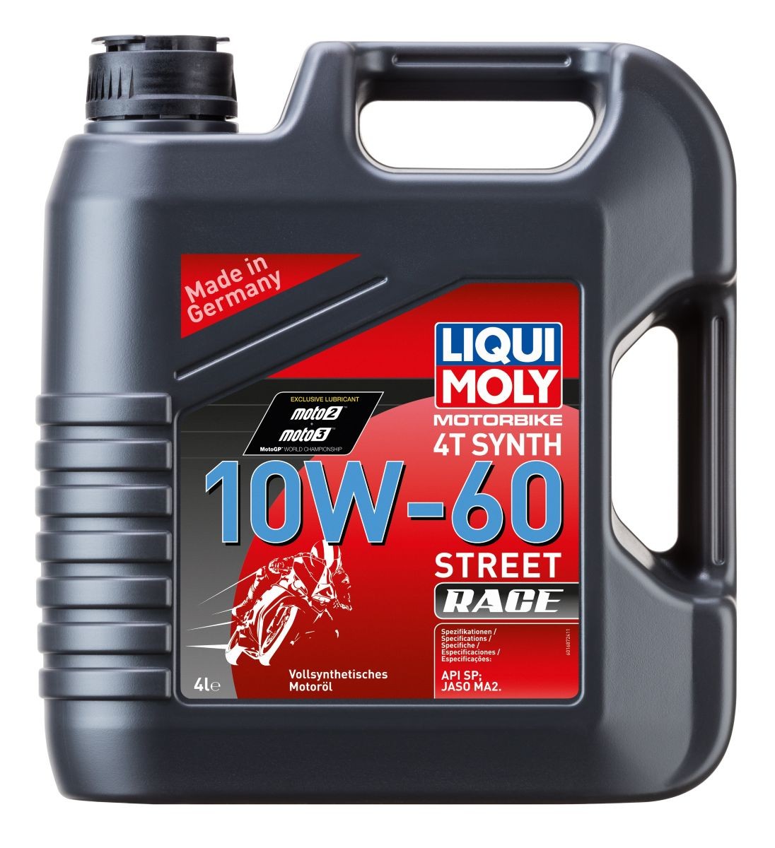 LIQUI MOLY 10W-60 synthetic Street Race, Engine oil 4T, 4L