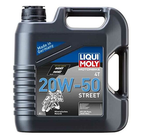 LIQUI MOLY 20W-50 mineral Street, Engine oil 4T, 4L
