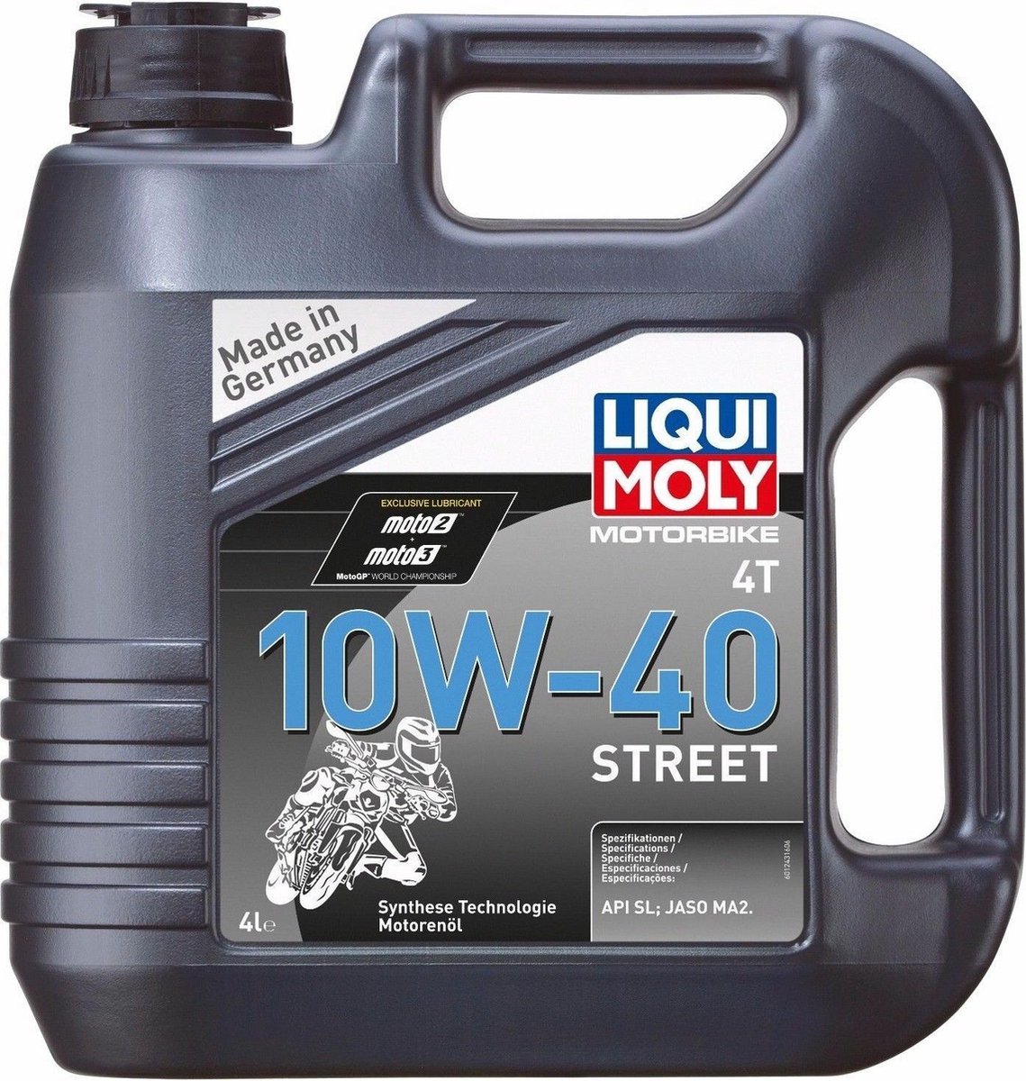 LIQUI MOLY 10W-40 semi-synthetic Street, Engine oil 4T, 4L
