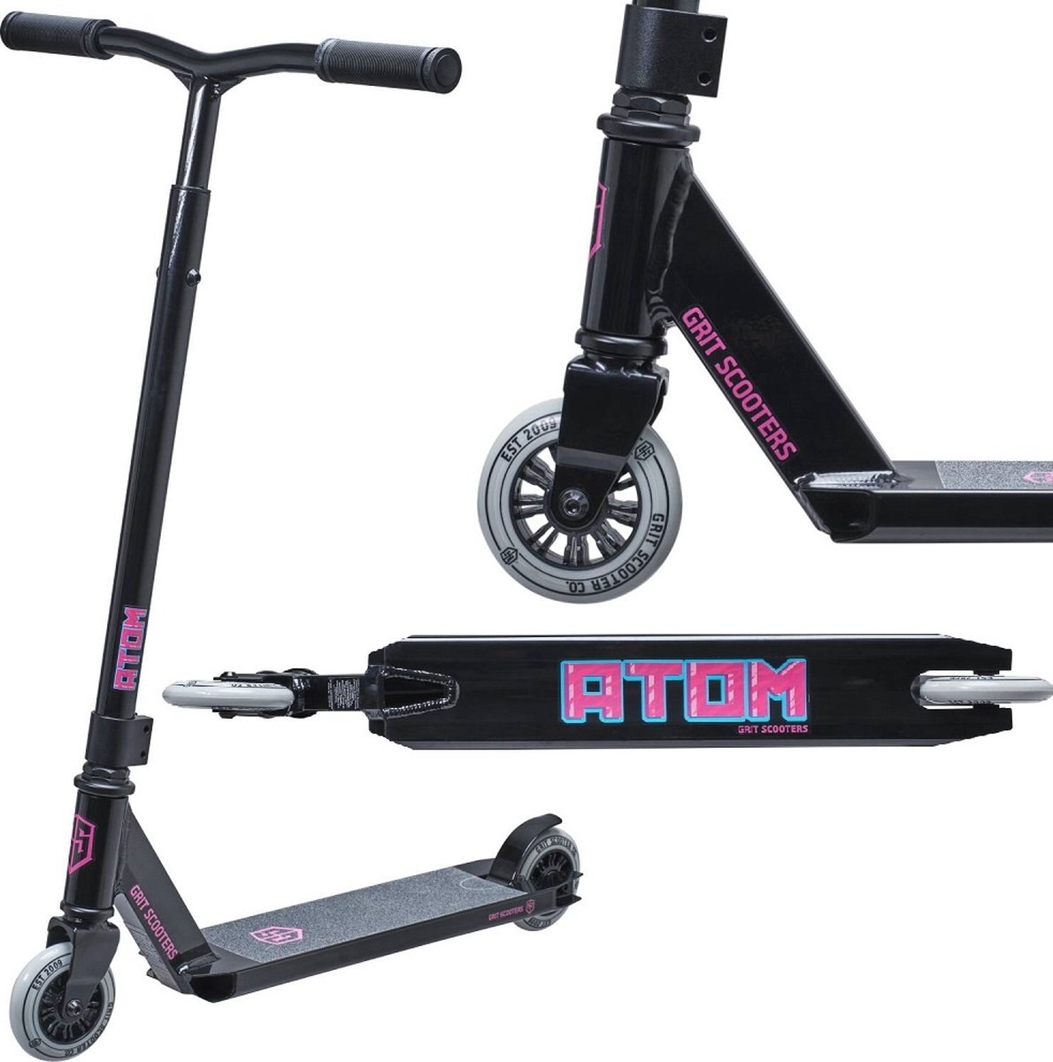 Grit Atom Stunt Scooter (Black) - Black - Black - Scootworld.de