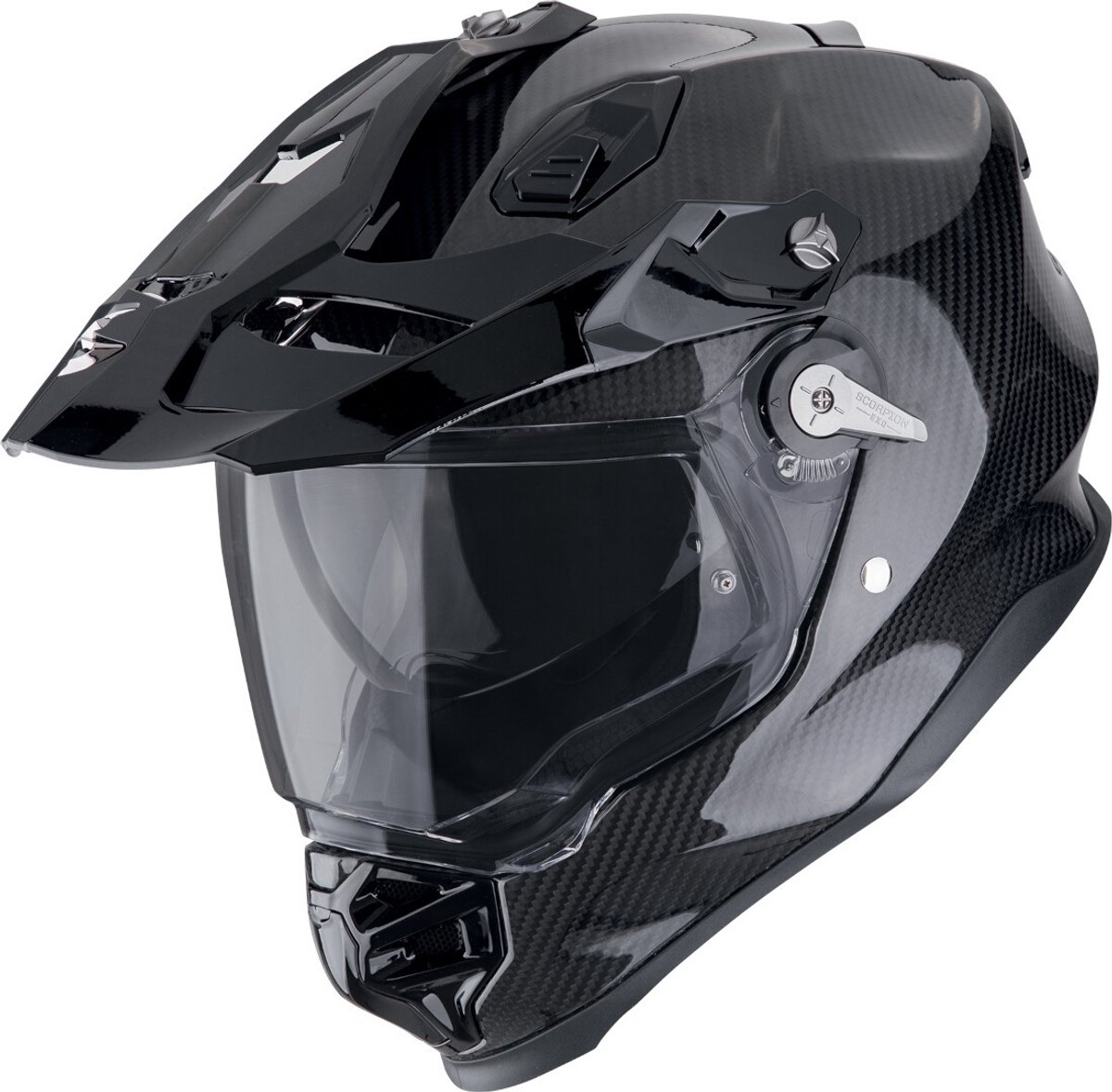SCORPION ADF-9000 Air Carbon, Dual Sport helmet, Black