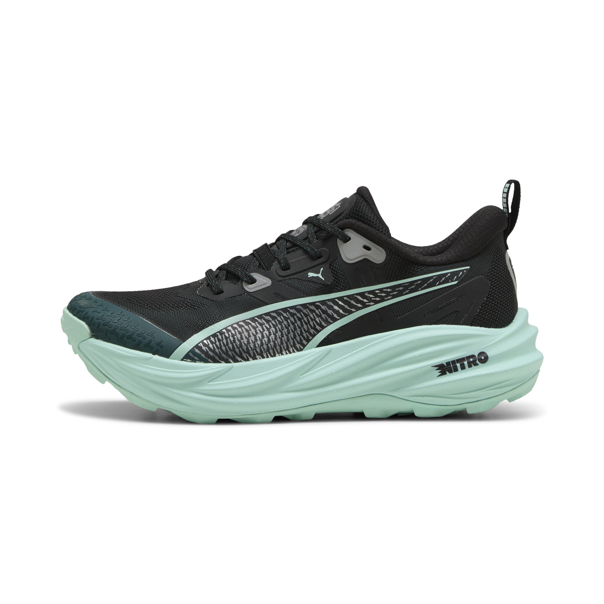 PUMA Voyage NITRO™ 4 Laufschuhe Herren, Schuhe, Grün Terrain/Mint Melt, 44
