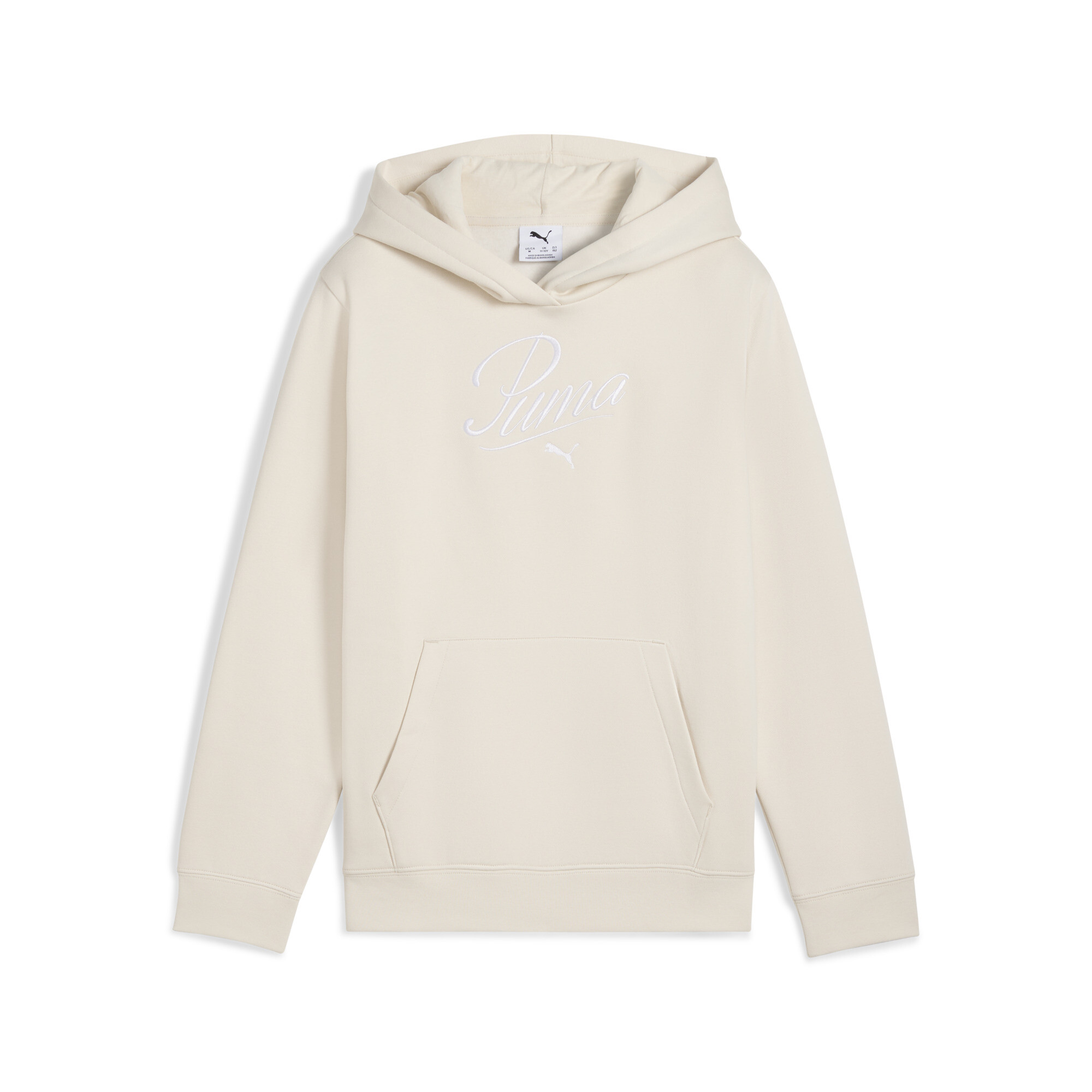 PUMA Essentials Script Hoodie Teenager, Shop, Alpine Snow, 11-12Y