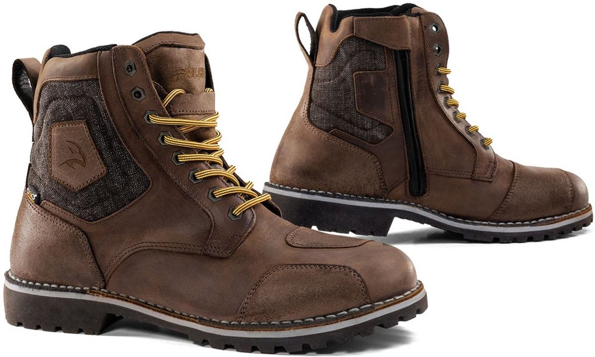 GIANNI FALCO Ranger 2, Motorcycle shoes, Dark Brown