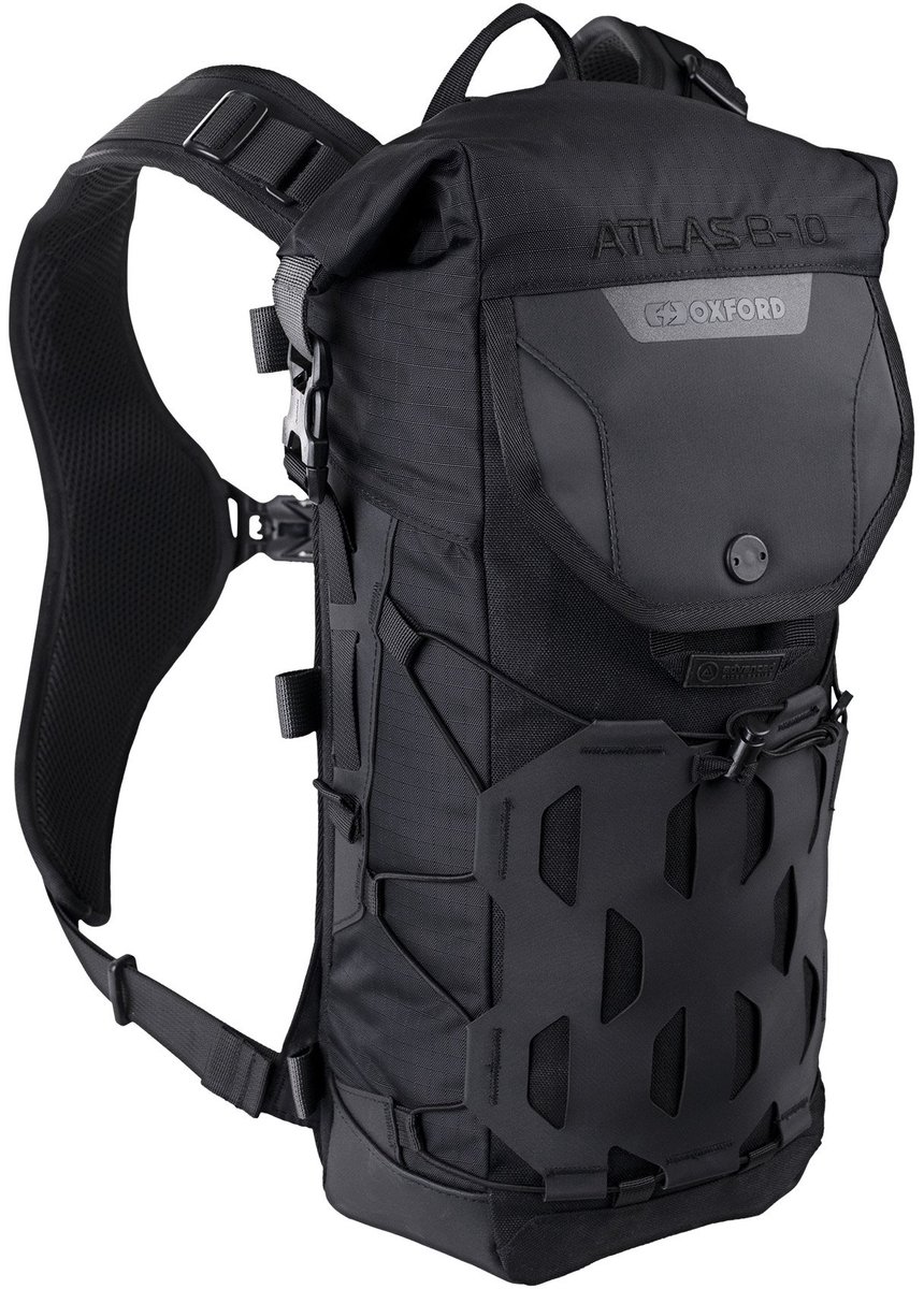 OXFORD Atlas B-10 Advanced Backpack, Motorcycle backpacks, Black