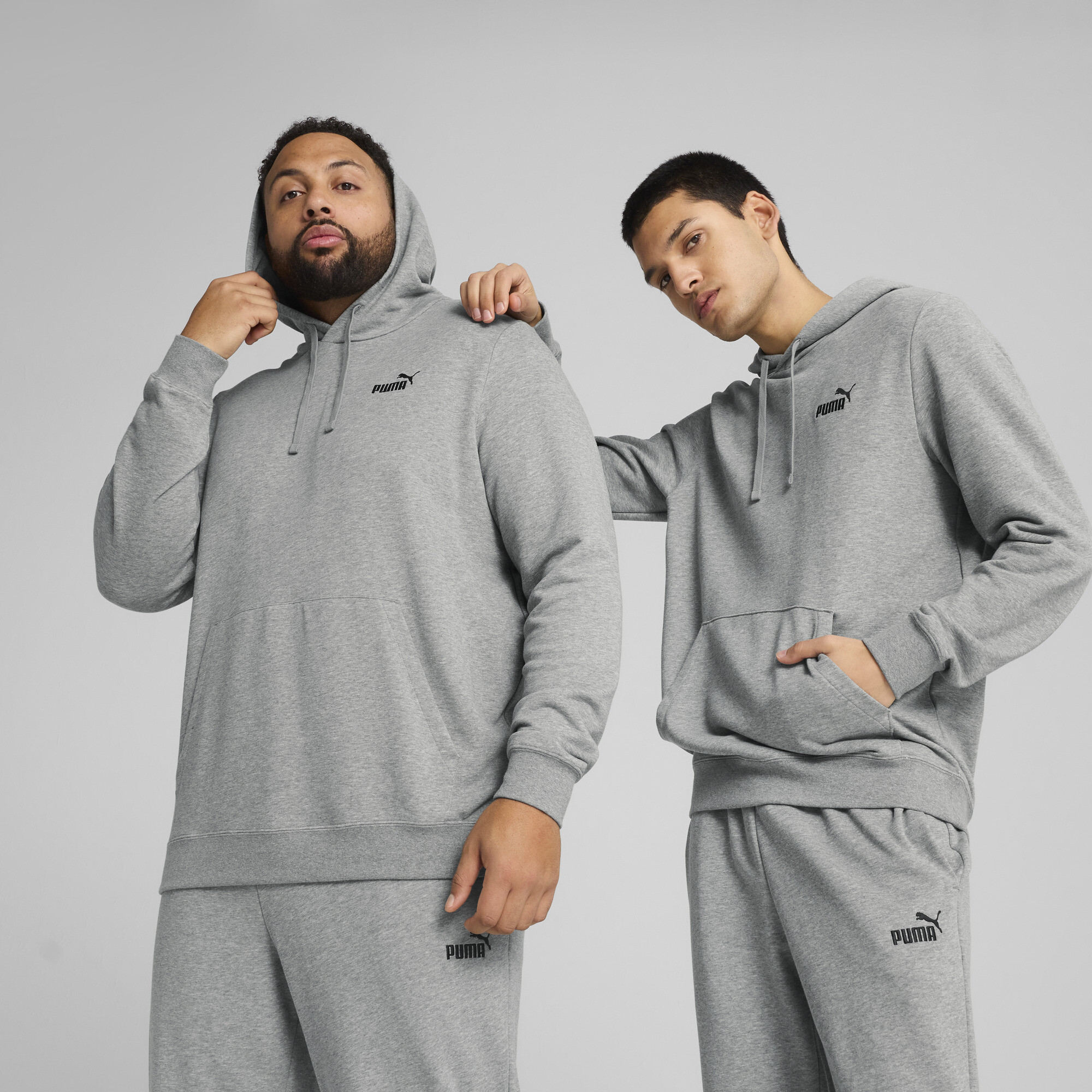 PUMA Essentials Small No. 1 Logo Hoodie Herren, Kleidung, Grau, S