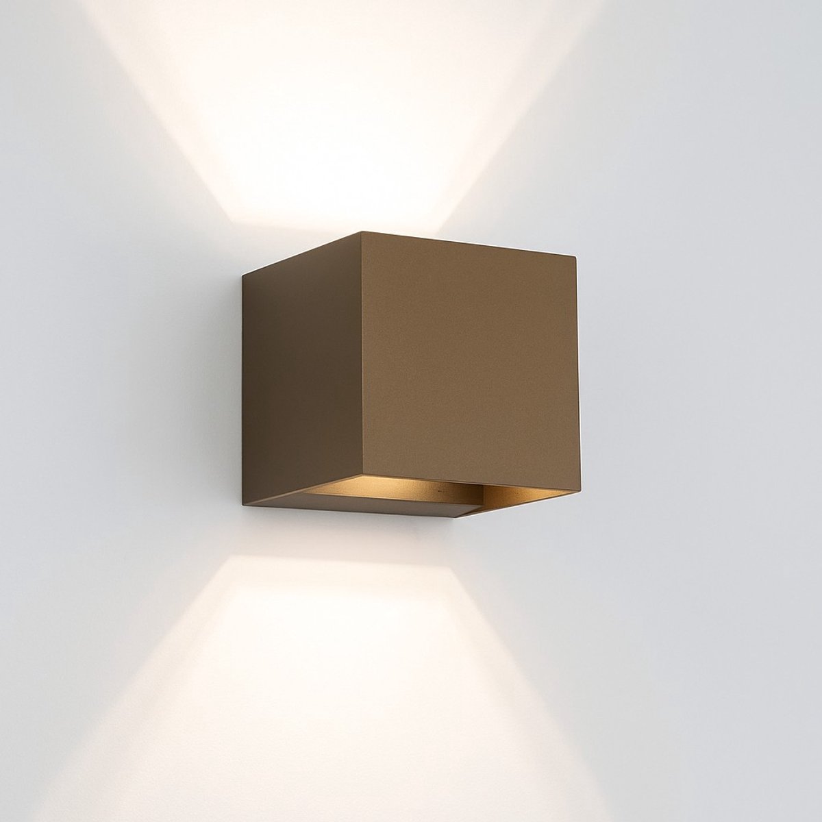 Shift Up und Down Wandleuchte Bronze mit LED