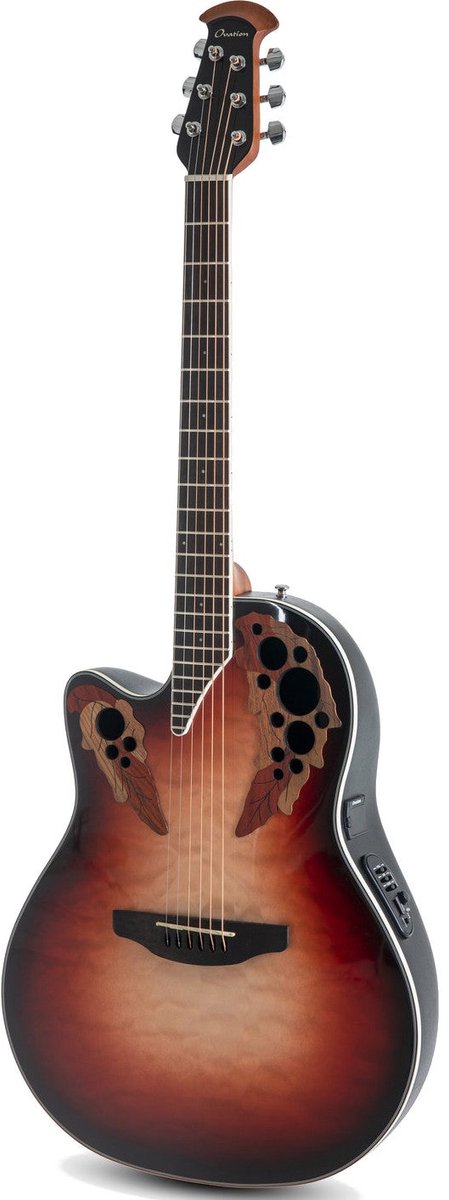 Ovation Celibrity Elite Plus CE44LX-1R-G Rubyburst Lefthand