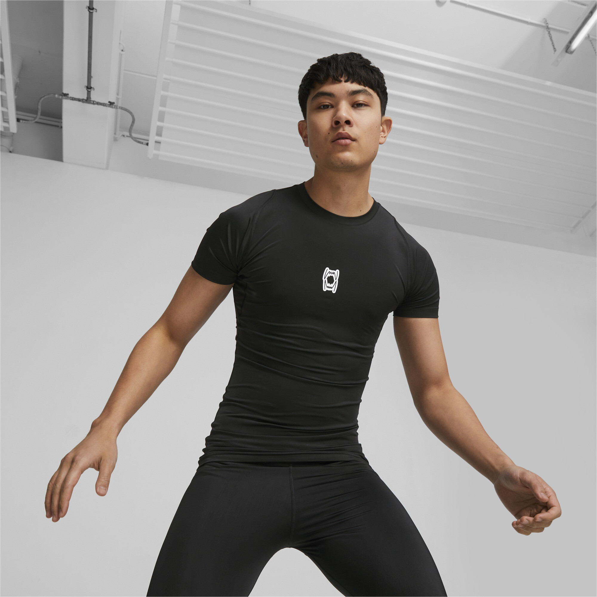 PUMA Hoops Team Basketball-T-Shirt Männer, Kleidung, Schwarz, XS
