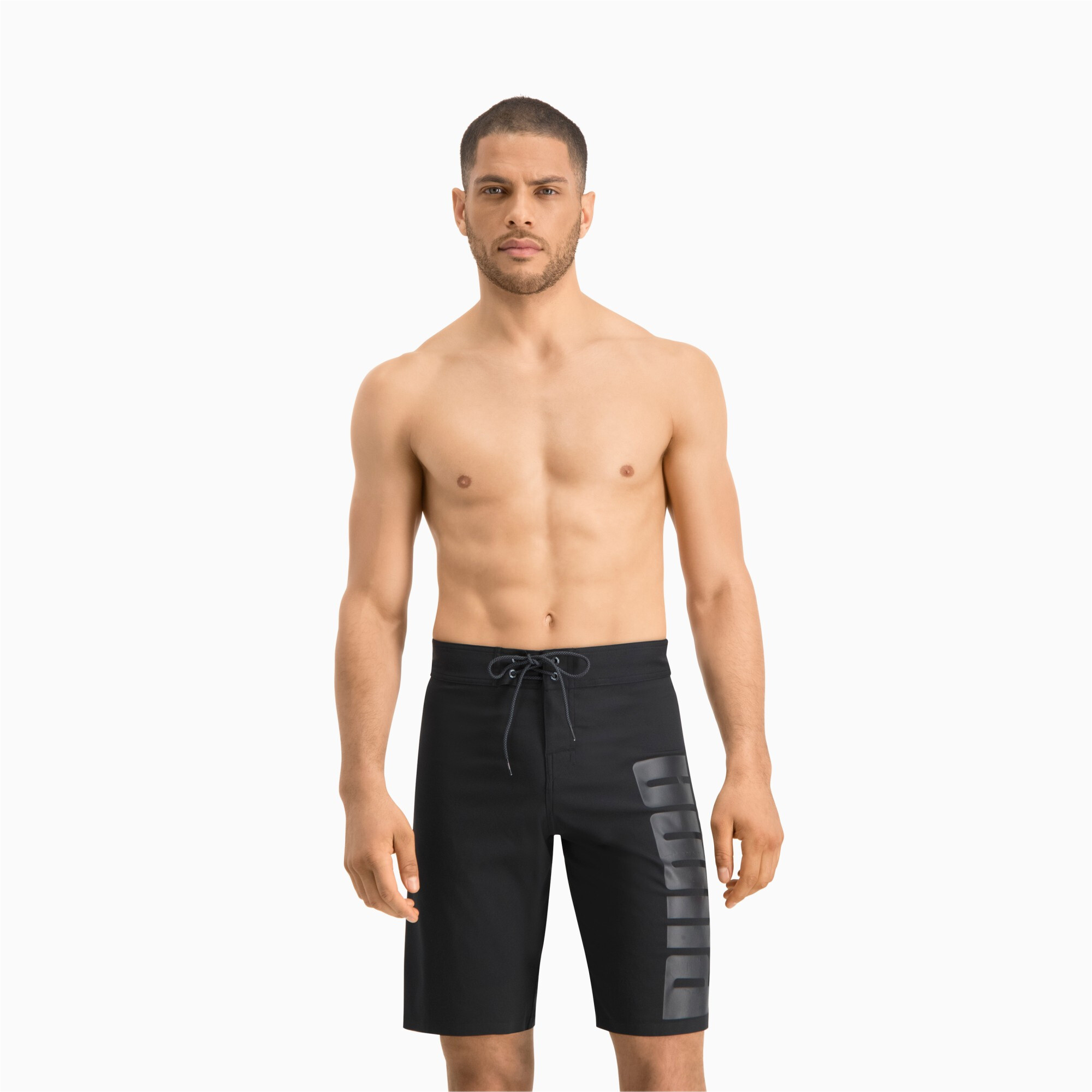 PUMA Swim Lane Boardshorts Herren, Kleidung, Schwarz, L