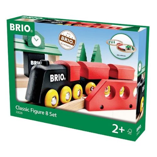 Eisenbahn, klassisches Acht-Set - 33028 - BRIO