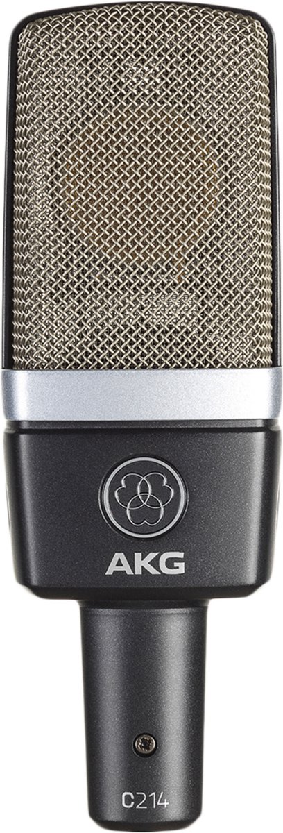 AKG C 214 Studio Mikrofon, Großmembranmikrofon mit Spinne, Niere