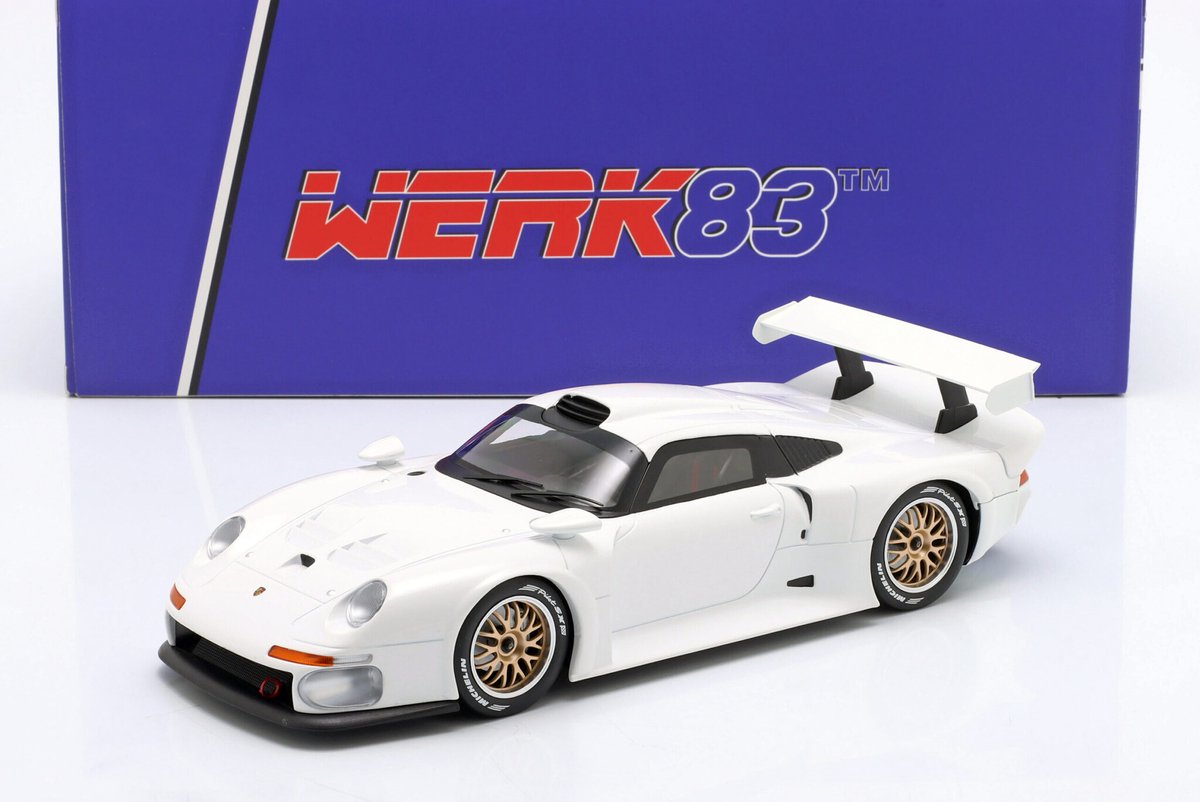 Porsche 911 GT1 weiß 1:18