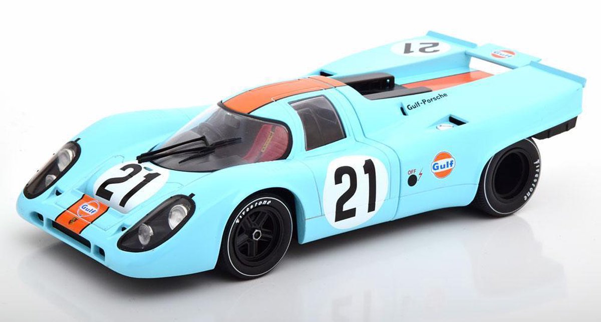 Rodriguez Kinnunen Porsche 917K #21 24h LeMans 1970 1:18