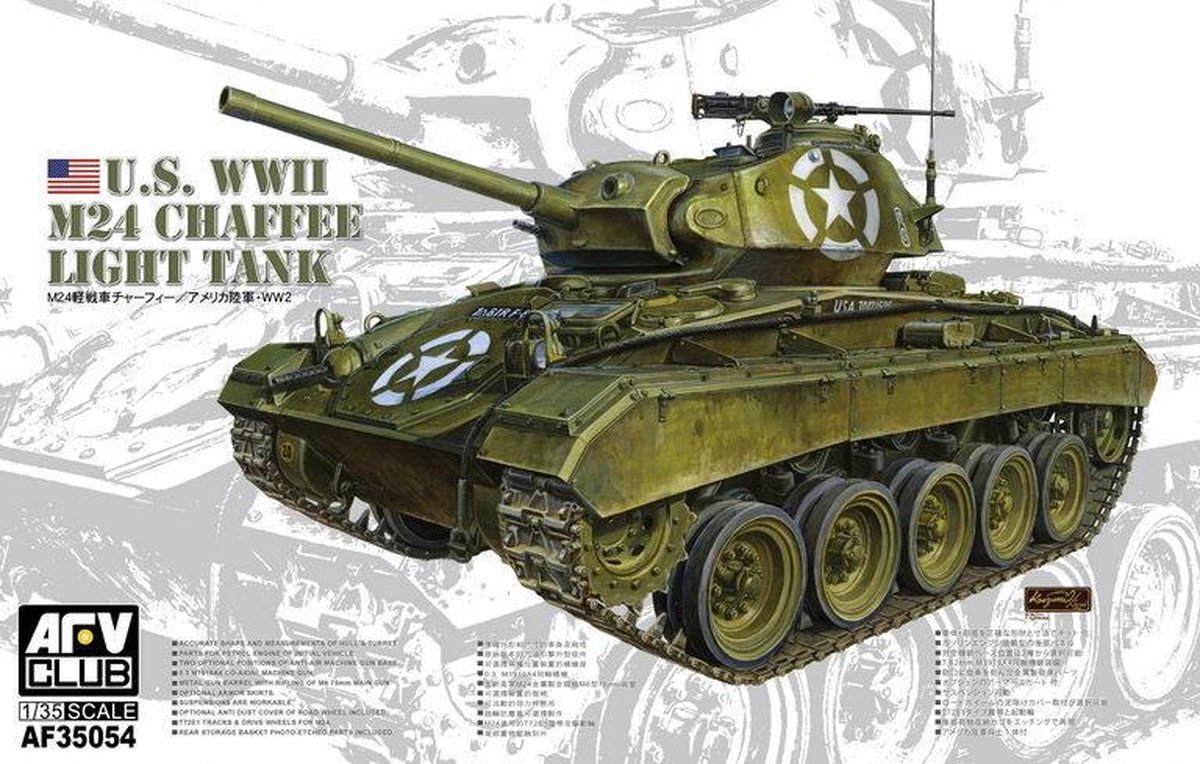WWII M24 Chaffee Light Tank