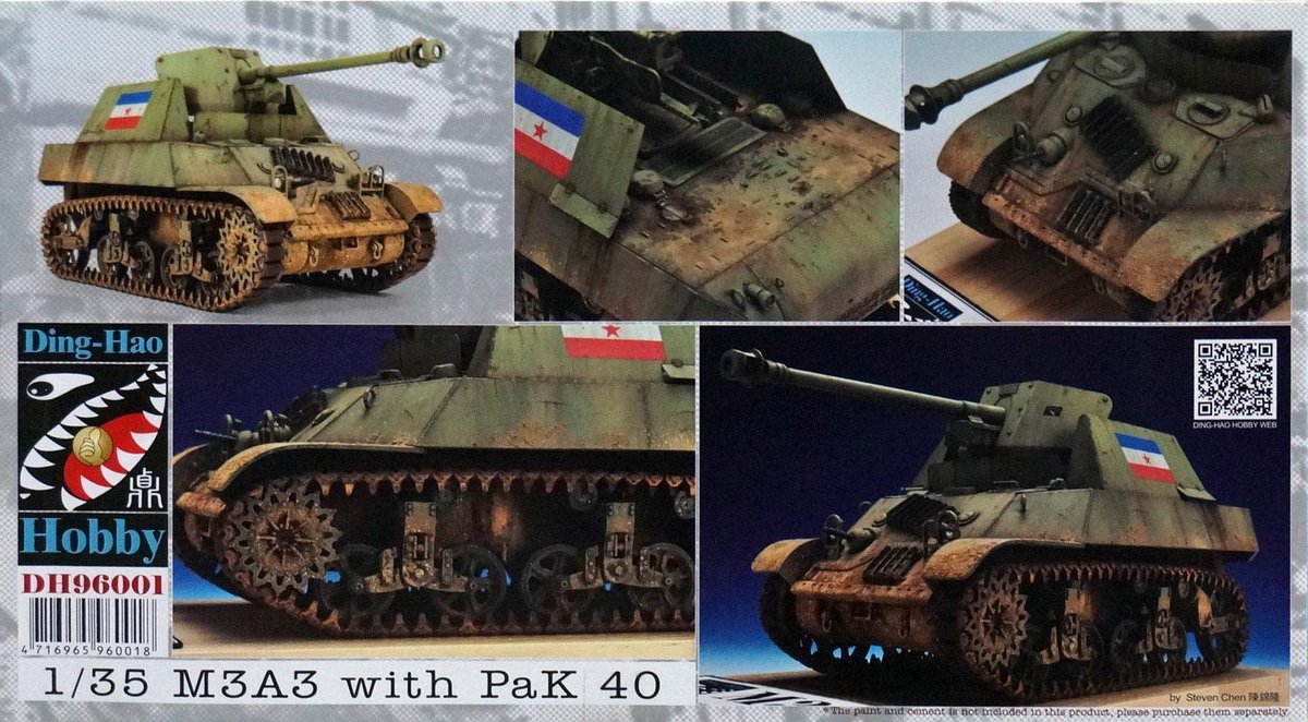M3A3 with Pak 40 (Yugoslav)