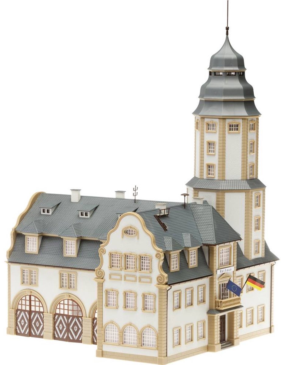 Rathaus mit Feuerwache - Monatsmodell