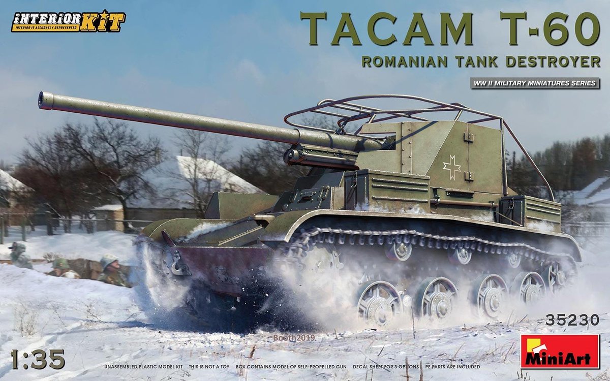 Tacam T-60 Romanian Tank Destroyer (Interior Kit)