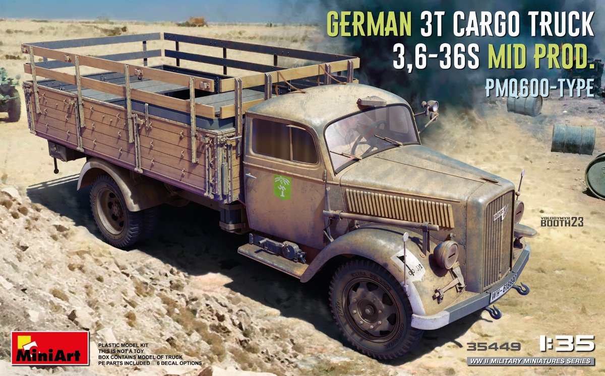 Dt. 3t Cargo Truck - Mid Prod. PMQ600-Type