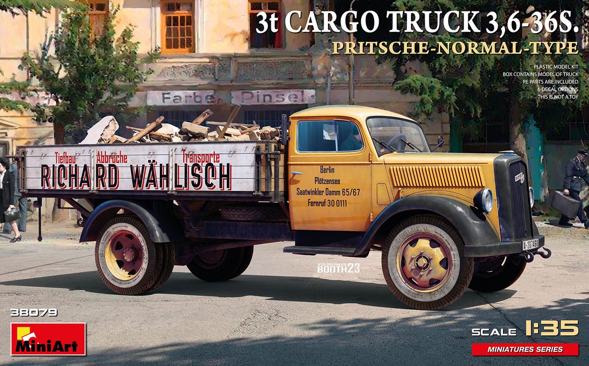 3t Cargo Truck  3,6-36S Pritschenwagen