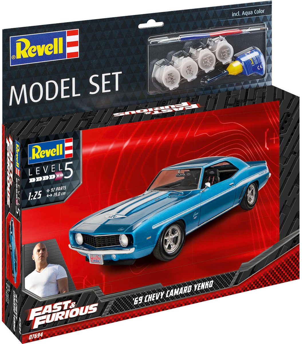 Model Set - Fast & Furious - 1969 Chevy Camaro Yenko
