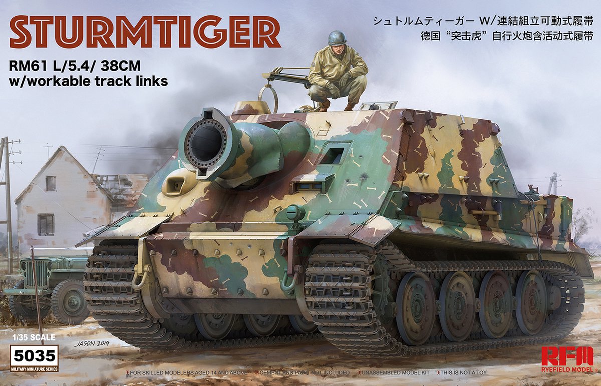Sturmtiger w/workable track links
