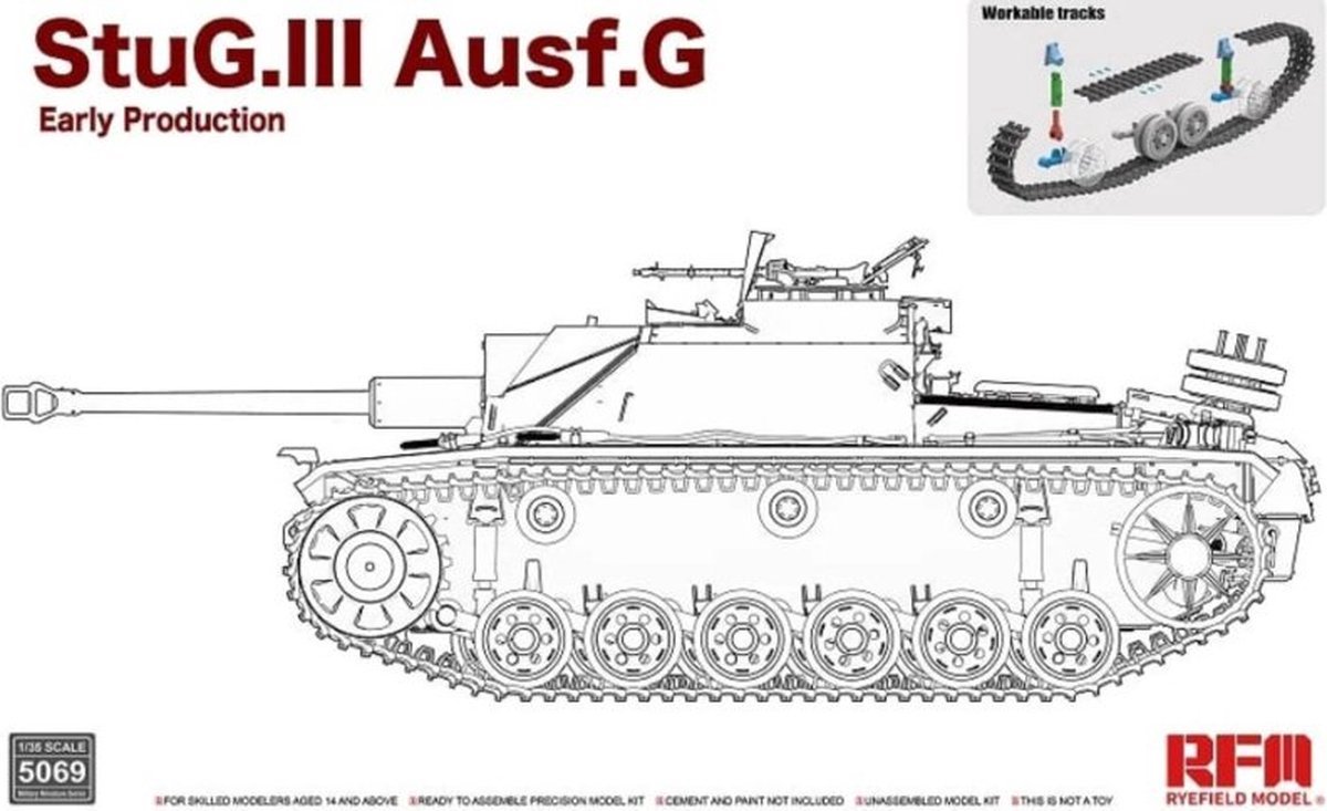 StuG. III Ausf. G Early Production with workable track links