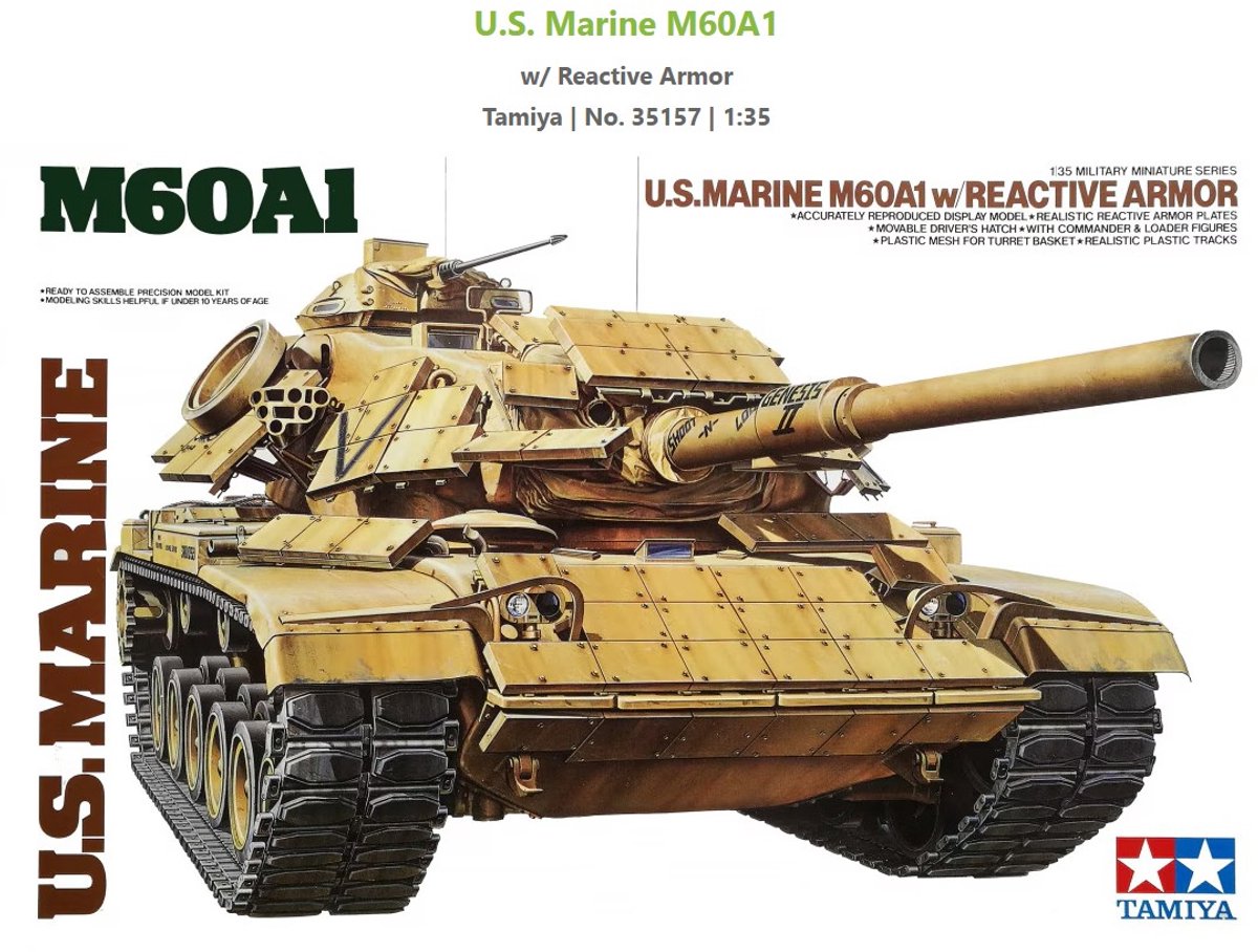 US Marine M60A1 with Reactive Armor