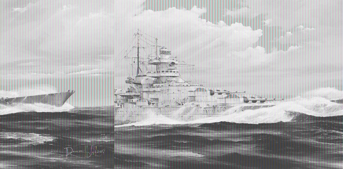German Gneisenau Battleship