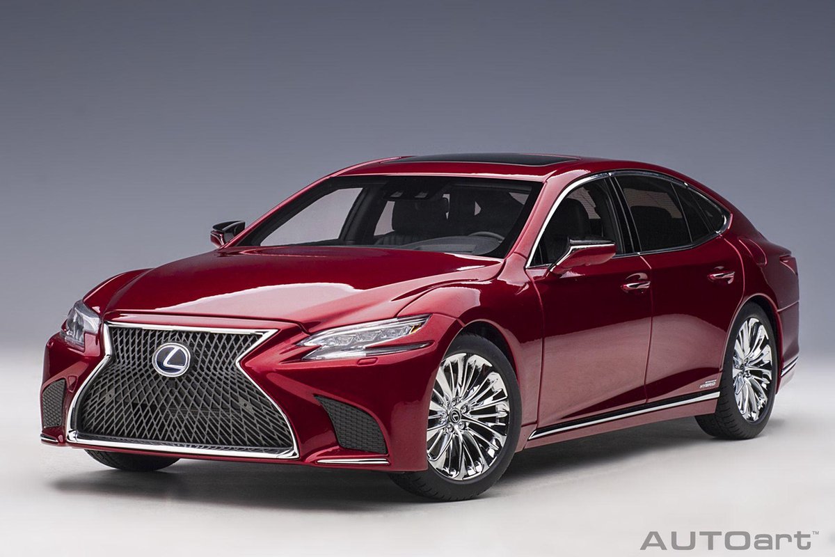 Lexus LS 500h Baujahr 2018 rot metallic 1:18 AUTOart