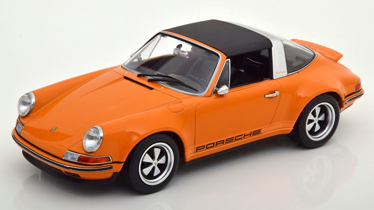 Porsche 911 Targa Singer Design orange 1:18 KK-Scale