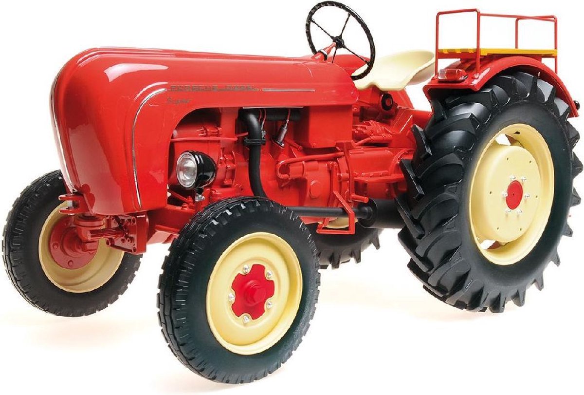 Porsche Super Traktor Baujahr 1958 rot 1:8 Minichamps