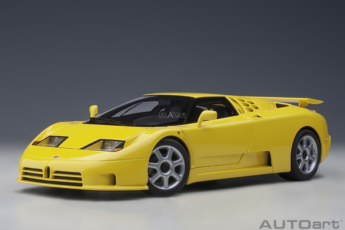 Bugatti EB 110 SS Baujahr 1992 gelb 1:18 AUTOart