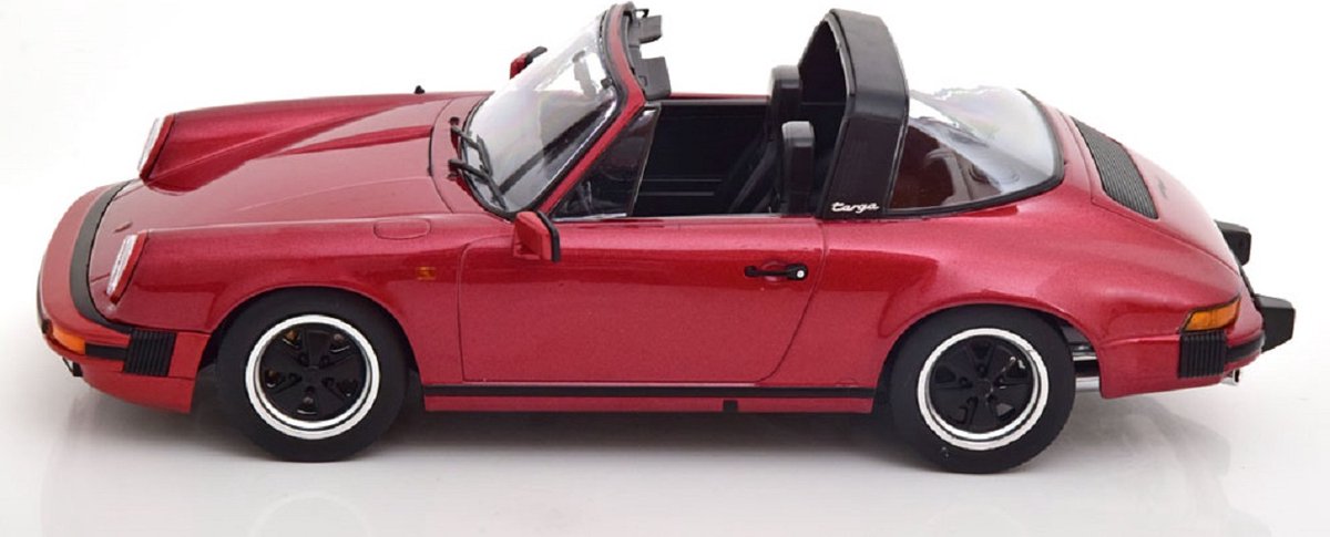 Porsche 911 SC Targa Baujahr 1983 dunkelrot metallic 1:18 KK-Scale