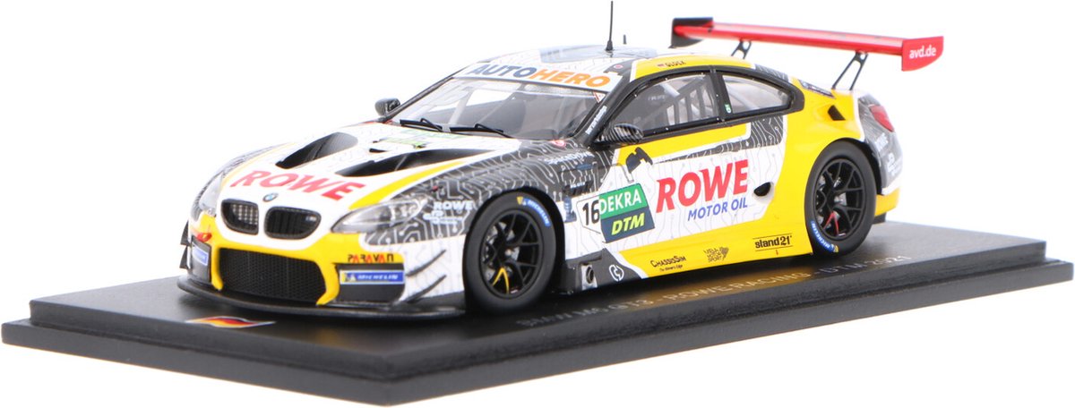 BMW M6 GT3 #16 DTM 2021 Timo Glock Rowe Racing 1:43 Spark