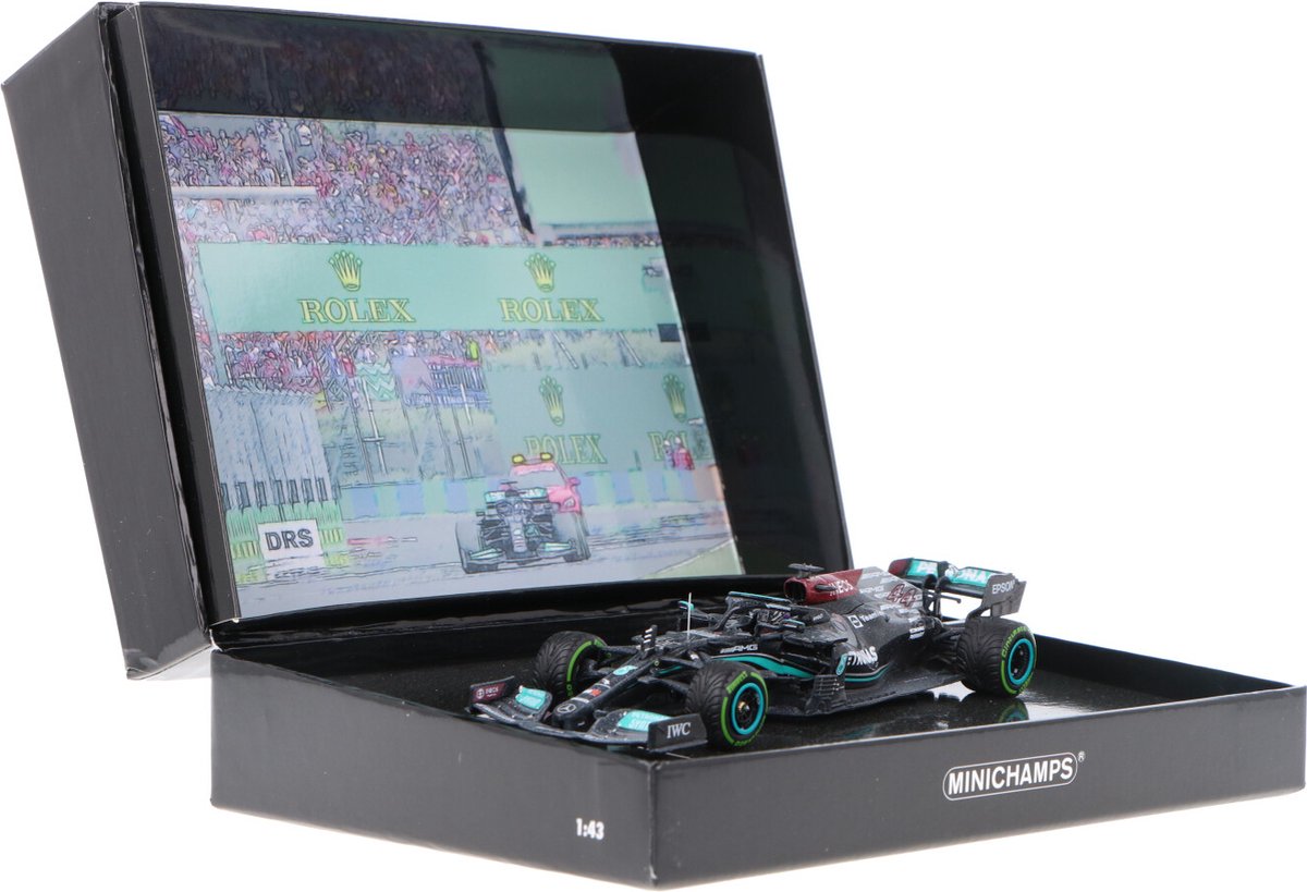 L. Hamilton Mercedes-AMG F1 W12 #44 2nd Ungarn GP Formel 1 2021 1:43 Minichamps