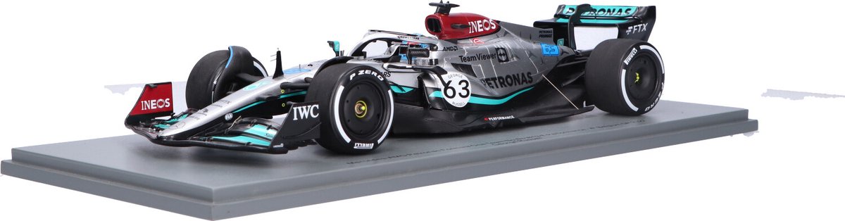 George Russell Mercedes-AMG F1 W13 #63 4th Belgien GP Formel 1 2022 1:18 Spark
