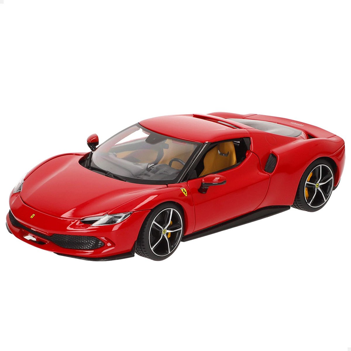 Ferrari 296 GTB Hybrid 830PS V6 Baujahr 2021 rot 1:18 Bburago