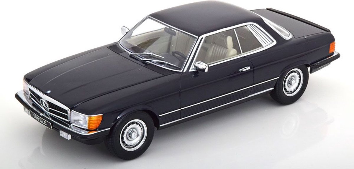 Mercedes-Benz 500 SLC (C107) Baujahr 1981 dunkelblau 1:18 KK-Scale