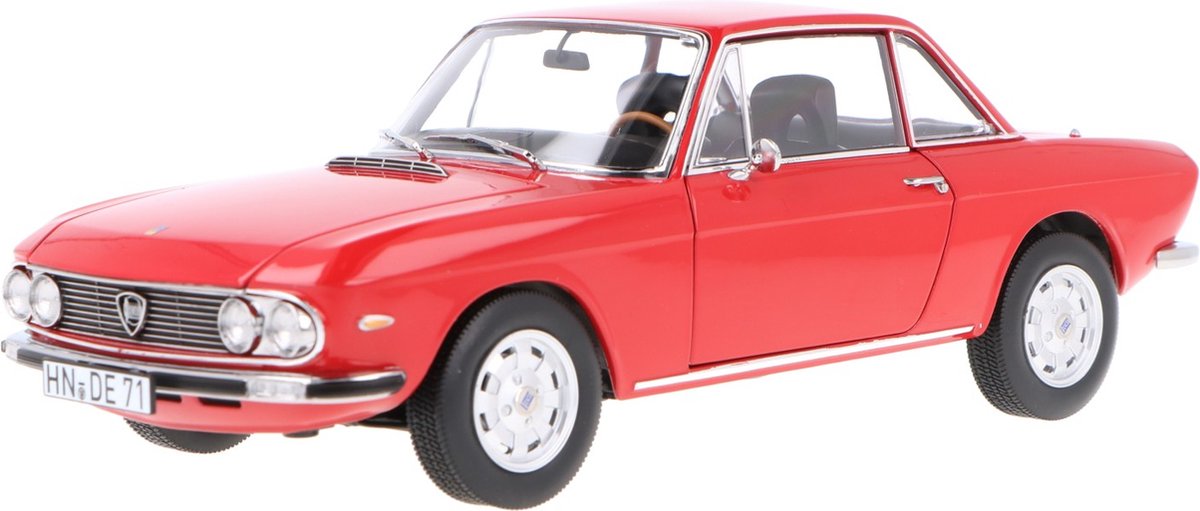 Lancia Fulvia 1600 HF Baujahr 1971 rot metallic 1:18 Norev