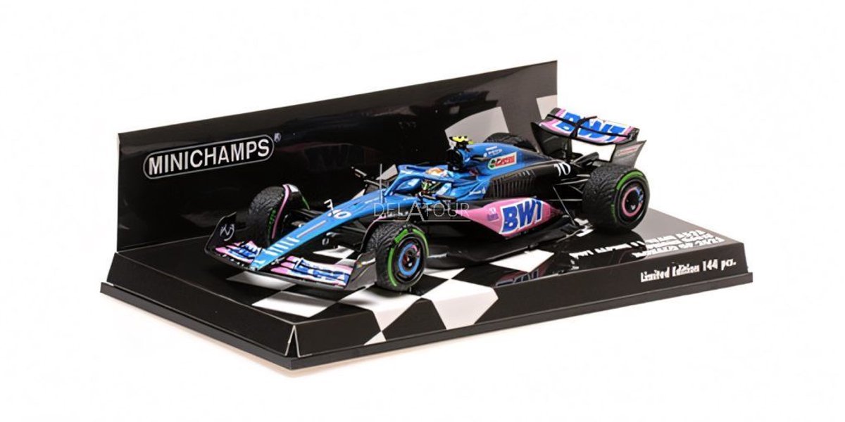 Pierre Gasly Alpine A523 #10 Monaco GP Formel 1 2023 1:43 Minichamps